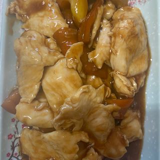 42 Pollo con peperoni