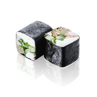 Roll Bez Ryżu z Krewetką i Krabem (6 sztuk)