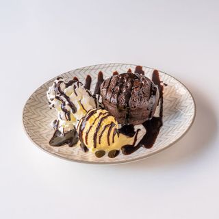 Coulant De Chocolate Con Helado