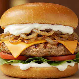Woods Savory Chicken Burger