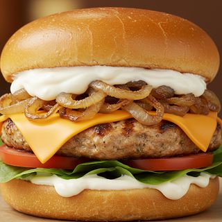 Woods Savory Chicken Burger