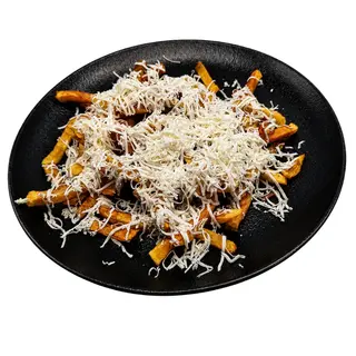 Пресни пържени картофи със сирене
