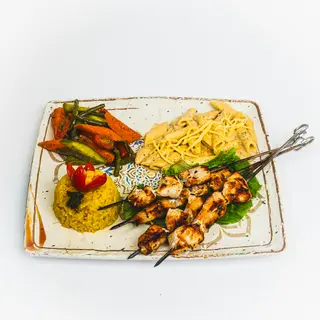  Brochettes de poulet   