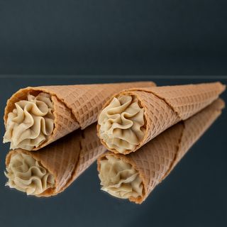 გრამაფონი ყავის კრემით