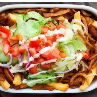 Pedrata con ensalada (grande)