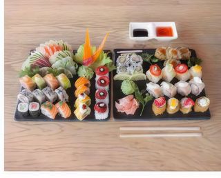 Sushi e Sashimi - 72 peças Leve 2 Pague 1