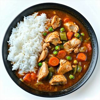 Chicken stew with Rice