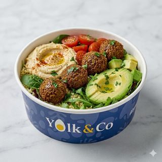 Ensalada Hummus Garden Bowl