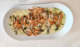 Plato De Anchoas A La Plancha