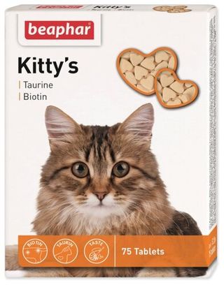Beaphar Kitty's - Taurine And Biotin (75 Tablets)