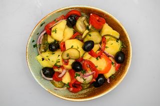 Salata orientala cu ou sau de post