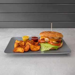 Menú Hamburguesa con queso