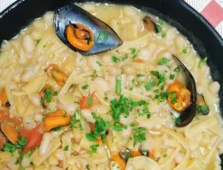 Fagioli e cozze