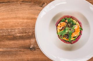 Salată cu creveţi Retro