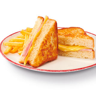 Sándwich de jamón y queso