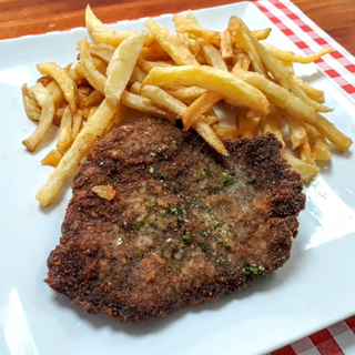 Filete empanado de ternera