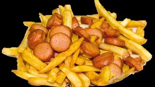 Patate fritte e wurstel