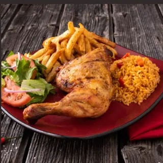 Poulet rôti  + Boisson gratuite