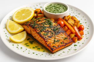 Filet De Saumon Grillé