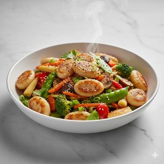 Gnocchi cinesi con verdure