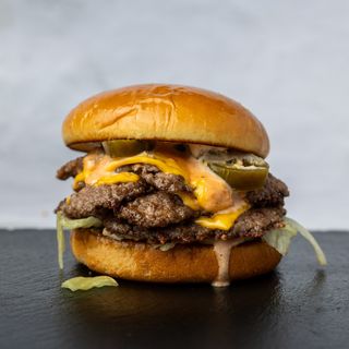 Jalapeno burger triple