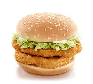 Tower chicken burger 