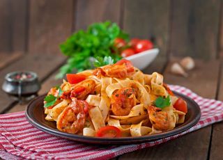 Paste cu fructe de mare 