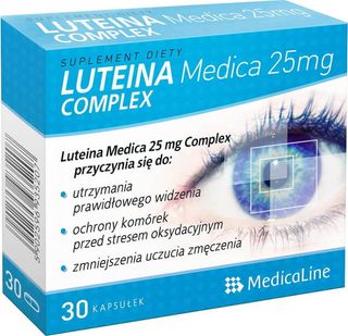 Luteina complex Lutein 25mg 30 kapsułek MedicaLine
