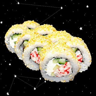 Рол Каліфорнія в кунжуті з крабом (250г)