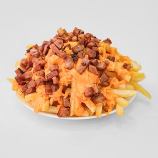 BATATA CHEDDAR E BACON M