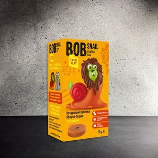 Bob Snail З Іграшкою 20 Г «яблуко-груша» Натуральні Цукерки