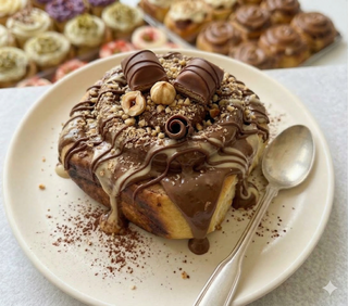 Cinnamon rolls cu kinder bueno