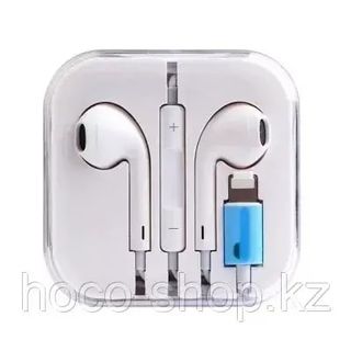 Наушники Lightning для iP Hoco L7 Plus белые 