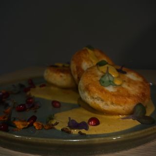 ჭვიშტარი ნიგვზის სოუსით/Chvishtari with Walnuts sauce