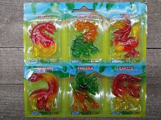 Dinosaurios de Gominola, Colección completa. 