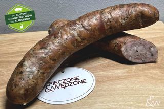 Kiełbasa bez PEKLOSOLI by Adam Gessler - Wędzona, Pieczona - ok. 300g