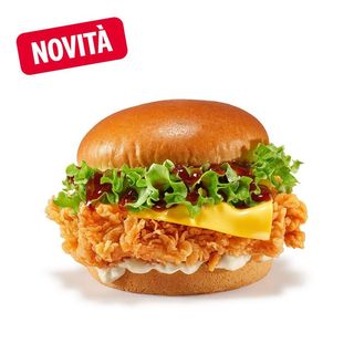 Basic Crispy BBQ Burger