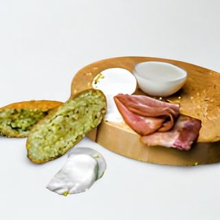 Arancina Spinaci, prosciutto e mozzarella