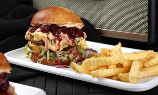 ცხარე ალუბალი ორმაგი + ფრი