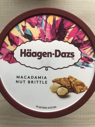 Helado Häagen-Dazs De Nuez De Macadamia (500 Ml.)