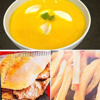 Menu 1 Bifana/Prego+Batata ou Sopas+Bebida 