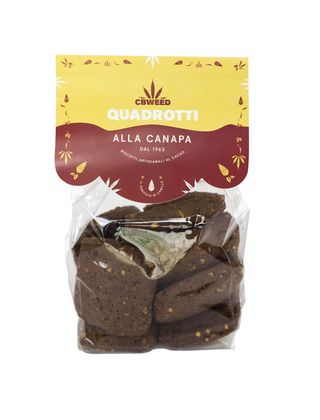 Quadrotti - Galletas De Chocolate Y Semillas De Cáñamo-  200Gr
