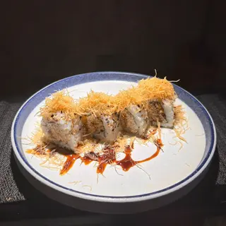 Uramaki salmon skin