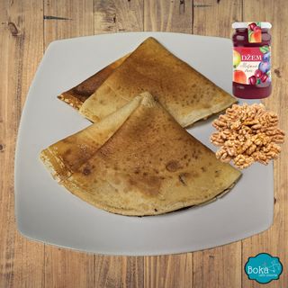 Slatke palačinke sa džemom i orasima 200 gr