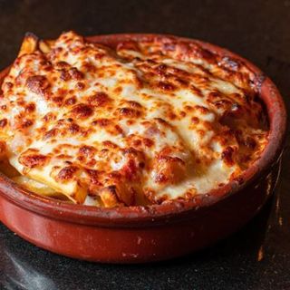 Patatas Gratinadas con Queso y Bacon