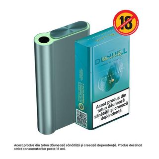 Starter Kit HYPER X2 AIR TEAL + Dunhill designed for glo Emerald Tobacco