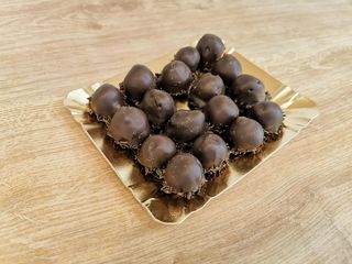 Struguri glasati în ciocolată - de post (500 gr.)