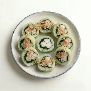 Lámina De Soja Langostino Con Wakame Y Katsuobushi (9 Uds.)