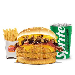 Double Crazy Cheese BBQ Chicken - menu 