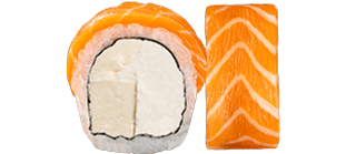 Рол Сирний з лососем Преміум (320г)